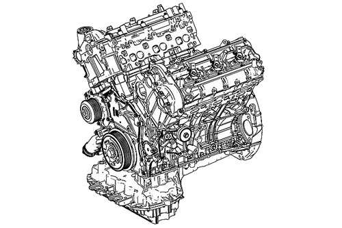 ENGINE G320CDI REFURBISHED