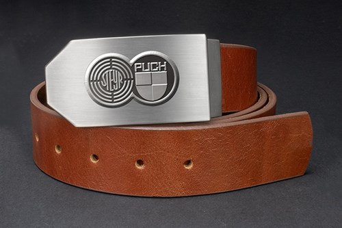 PUCH LEATHER BELT BROWN
