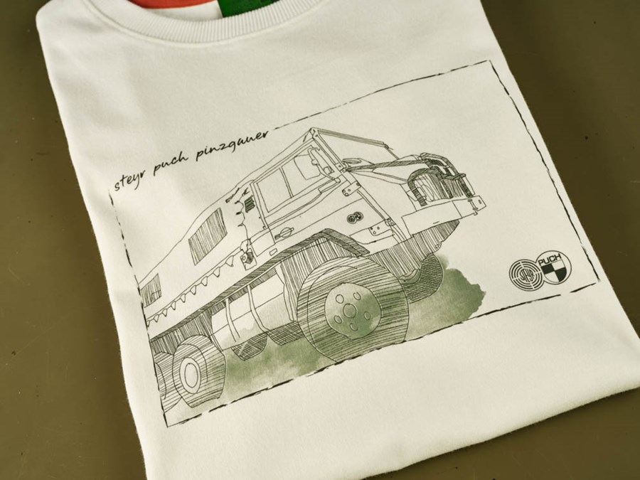 TSHIRT CREME PINZGAUER Detail