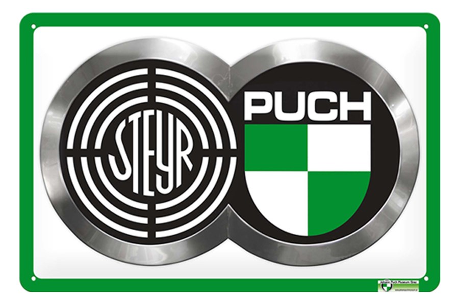 Blechschild Steyr Puch